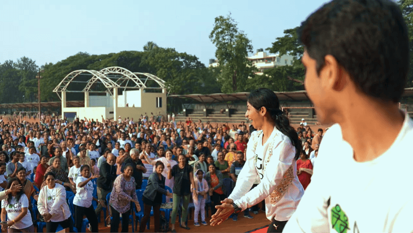 Group exercise session