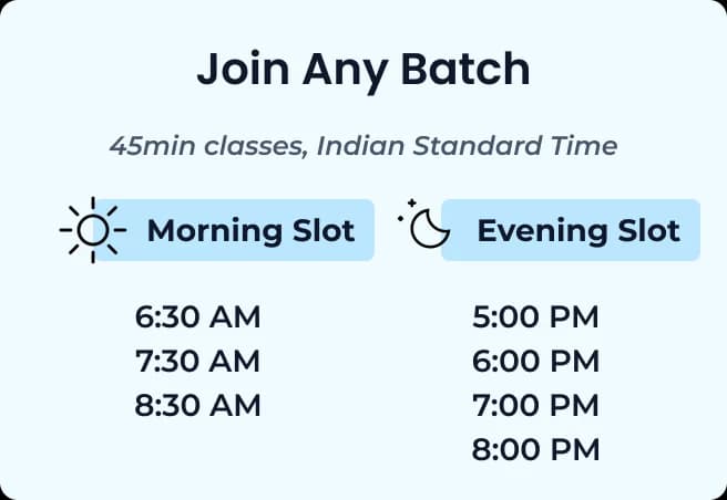 Join Any Batch